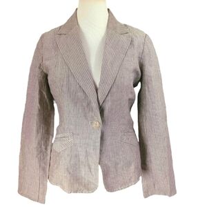 LE CHATEAU PINSTRIPE BLAZER SIZE XL NWT